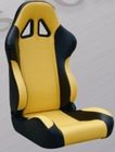 आरामदायक काले और पीला रेसिंग सीटें, कारों के लिए कस्टम रेसिंग सीटें