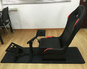 स्टीयरिंग व्हील + पेडल + एस 1012 बी के समर्थन के साथ समायोज्य फोल्डिंग रेसिंग सिम्युलेटर सीट