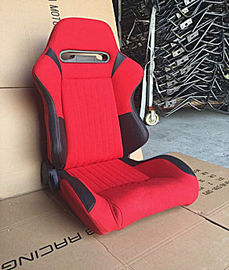 सिंगल स्लाइडर जेबीई 1042 के साथ आरामदायक स्पोर्ट्स कार सीटें / यूनिवर्सल रेसिंग सीटें